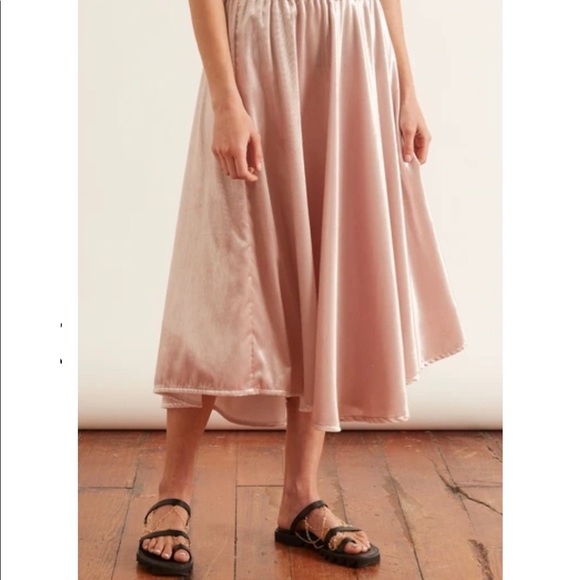 Xirena Vivien Nude Sparkle Skirt XS NWT - Picture 4 of 9